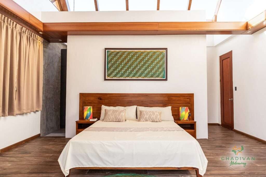 Standard Room at Chadivan Hideaway with comfortable bed and air conditioning